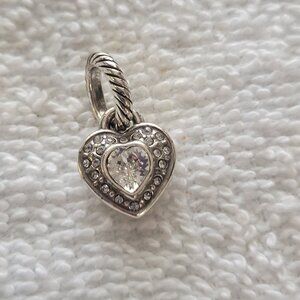 Brighton "Sparkle Heart" Dangle Charm  New